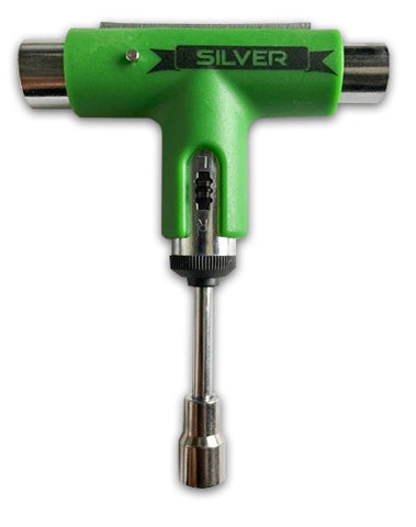 SILVER RATCHET TOOL ARMED GREEN