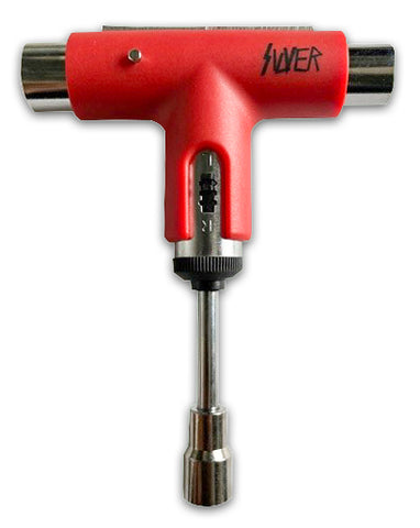 SILVER RATCHET TOOL BLOOD RED
